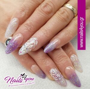 nails 4 you blog manicure pedicure evgenikos group xmas nails festive season sparkly manicure pedicure christmas manicure purple blue grey glitter μπλε γκρι μωβ φούξια metallic